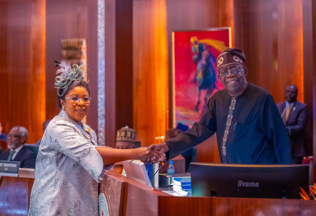 BREAKING:  Tinubu Swears in  Walson-Jack as New Head of Service 